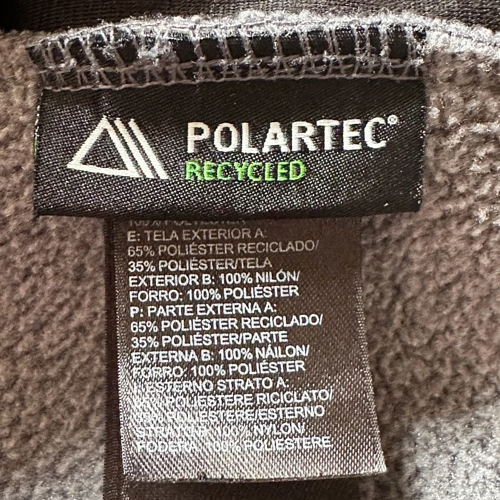 The North Face Denali Fleece Jacket Mens Large Full Zip Gray Polartec Pre-Loved